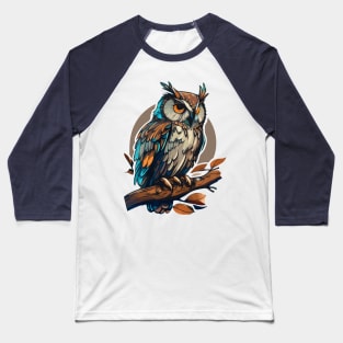 Magnetic owl eyes Baseball T-Shirt